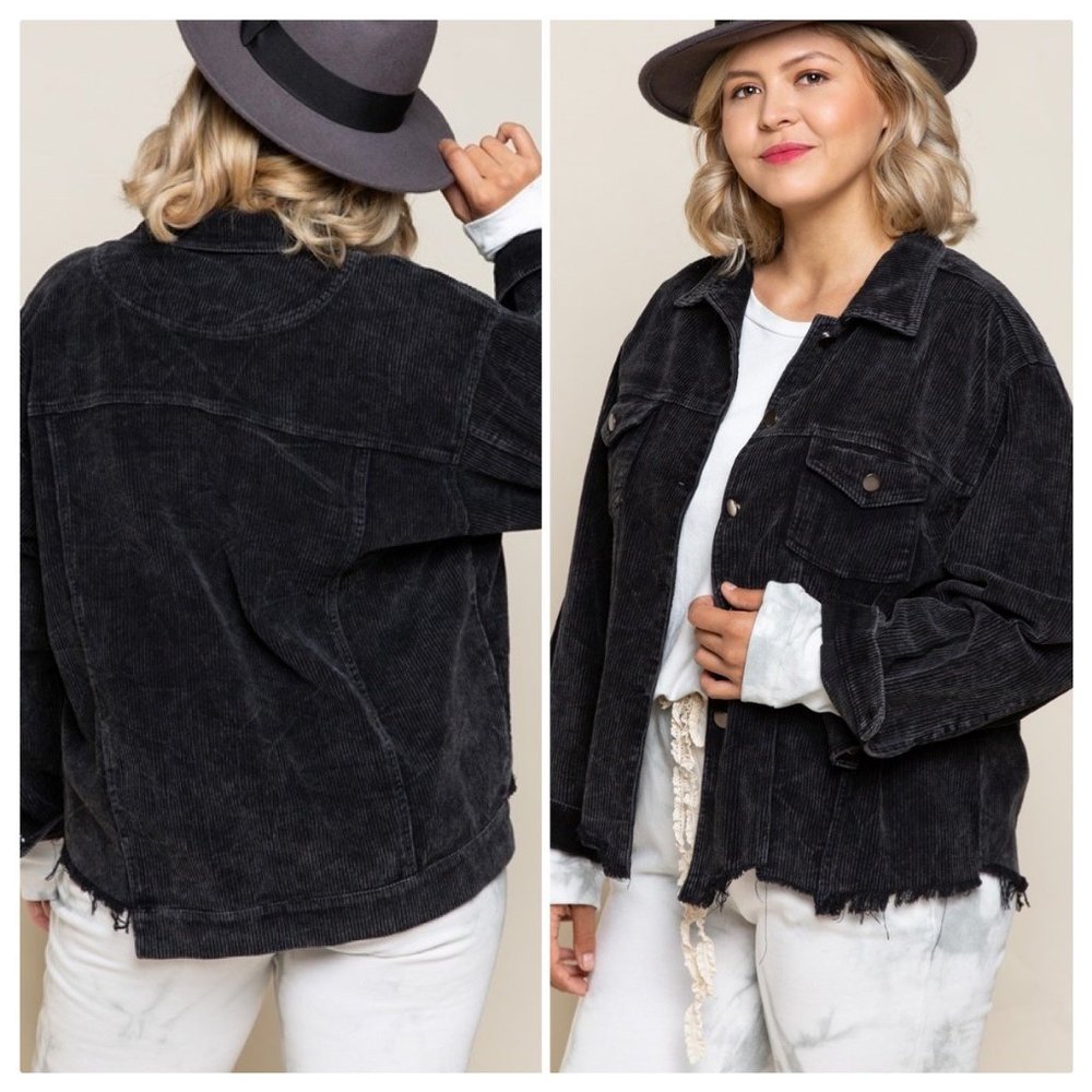 *Re-Stocked* POL Basic Vintage Corduroy Jacket - Picture 12 of 16